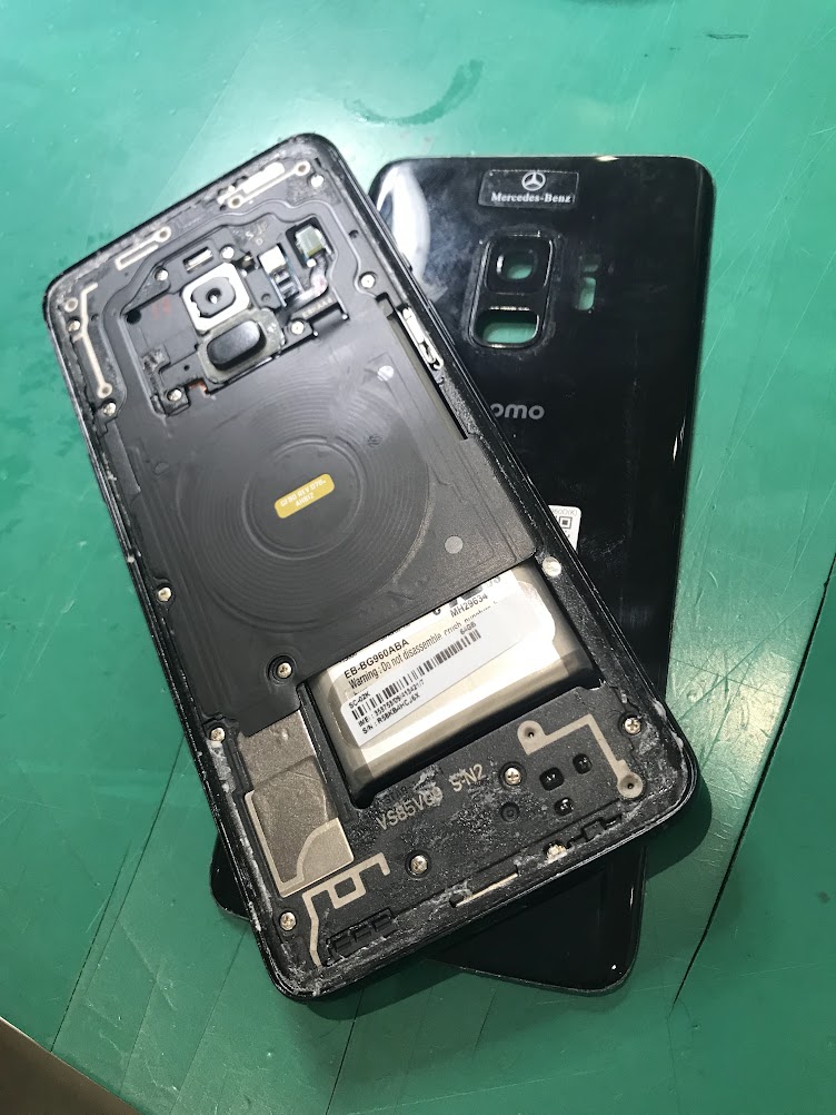 Galaxy S9のバッテリー交換ならデータそのまま・最短即日修理のスマホ修理工房ラザウォーク甲斐双葉店へ！